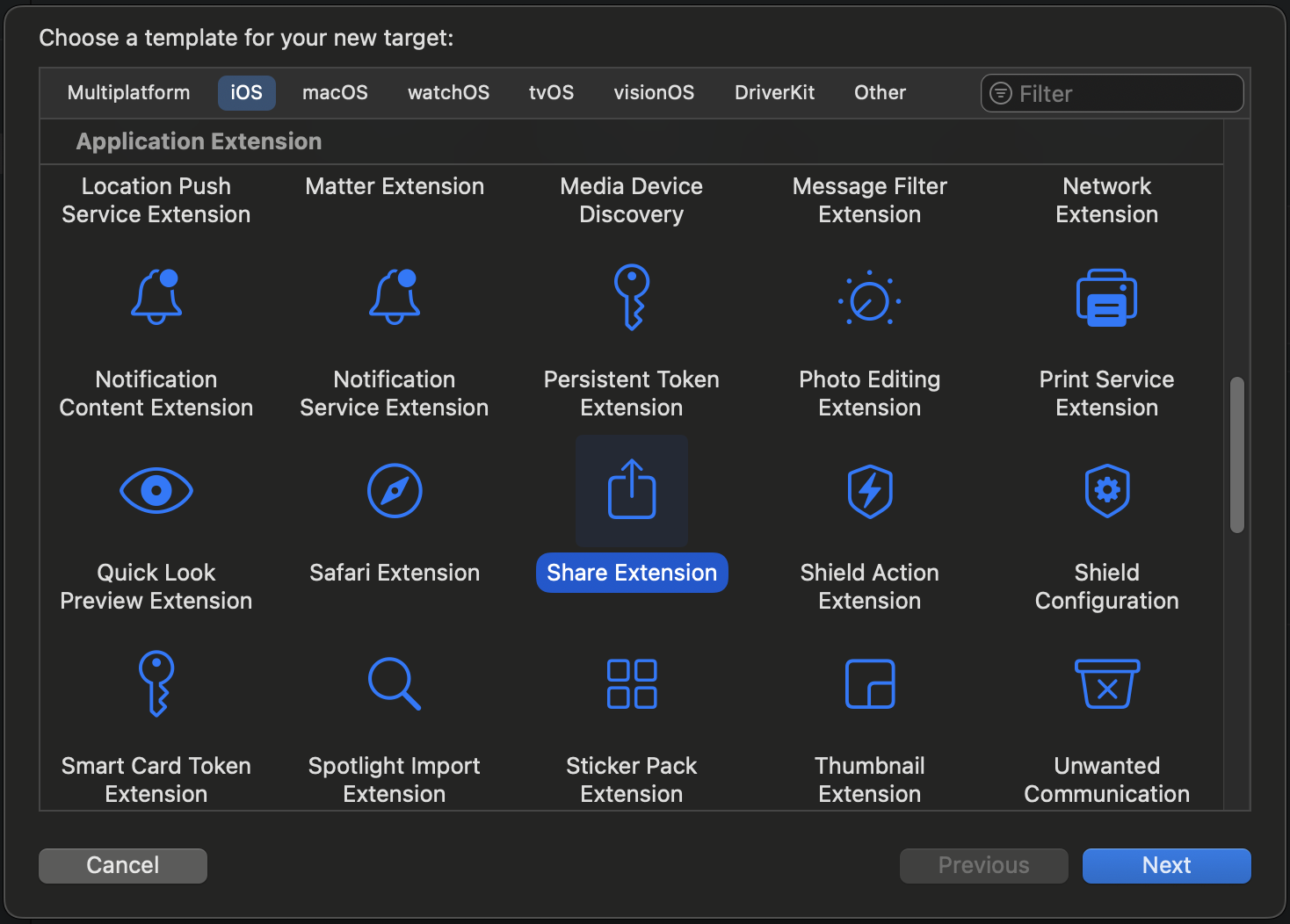 Share Extension
